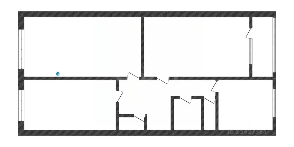 2-к кв. Курганская область, Курган Чернореченская ул., 89А (63.2 м) - Фото 2