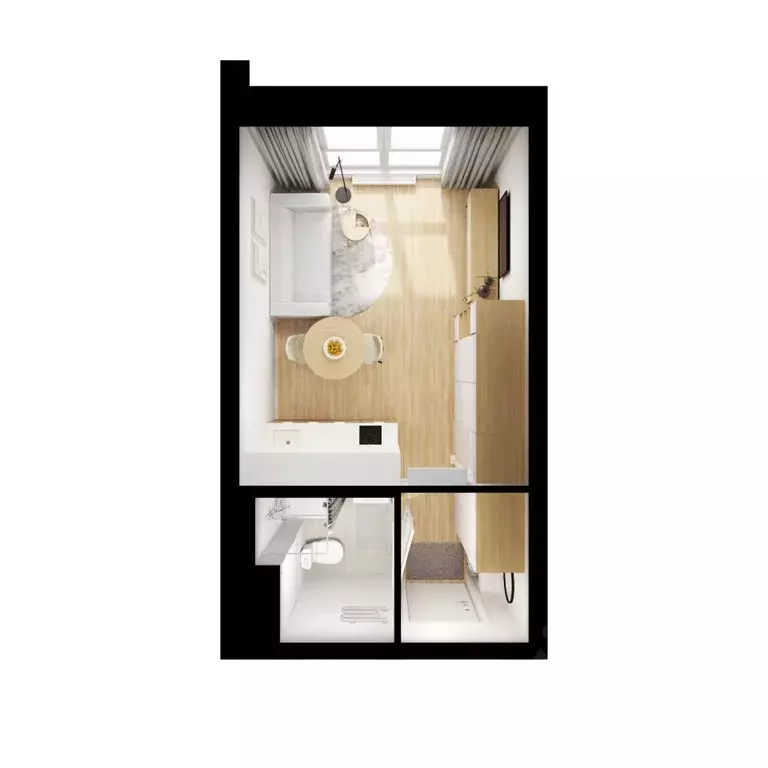 Студия Московская область, Мытищи Яуза Парк жилой комплекс, к5 (20.0 ... - Фото 2