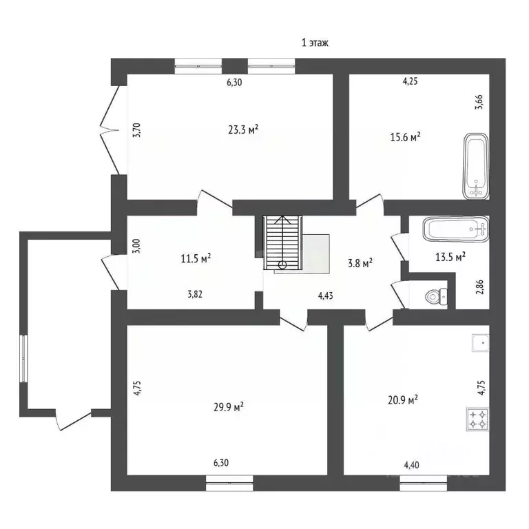 Дом в Амурская область, Райчихинск Рябиновая ул., 10 (242 м) - Фото 2