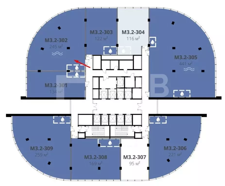 Офис (245 м) - Фото 2