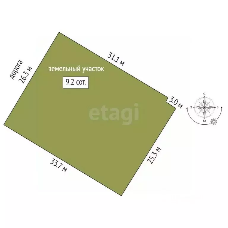 Участок в Башкортостан, Стерлитамак ул. Халтурина (9.2 сот.) - Фото 2