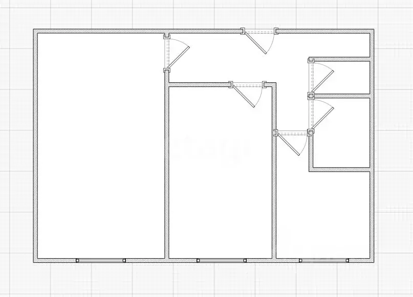 2-к кв. Белгородская область, Белгород ул. Железнякова, 15б (45.0 м) - Фото 1