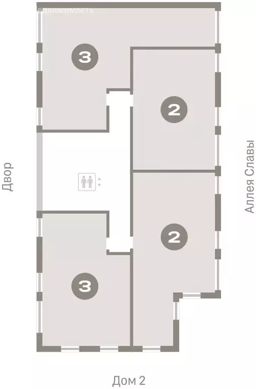 3-комнатная квартира: Тюмень, улица Республики, 205к3 (88.32 м) - Фото 2