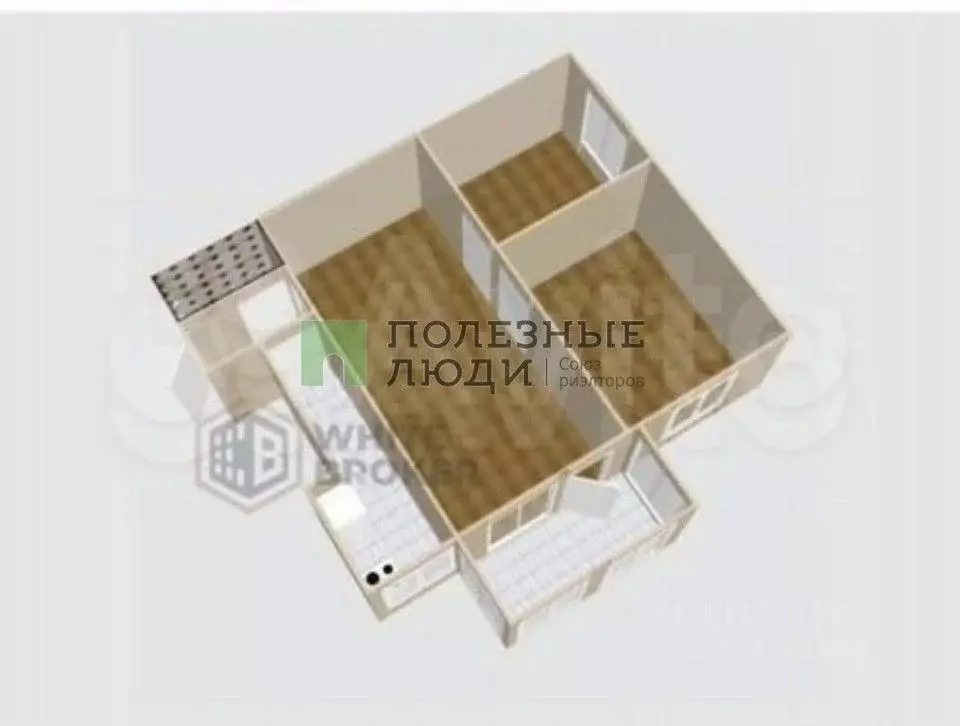 3-к кв. Крым, Ялта ул. Тренева, 3 (60.1 м) - Фото 1