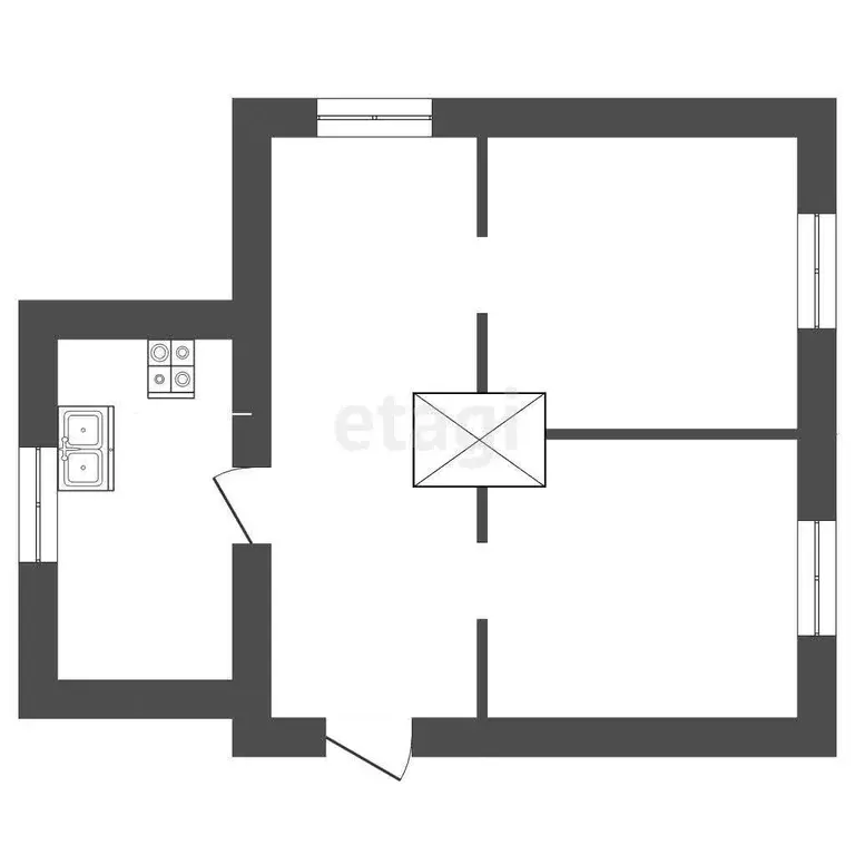 Дом, 36.6 м - Фото 1