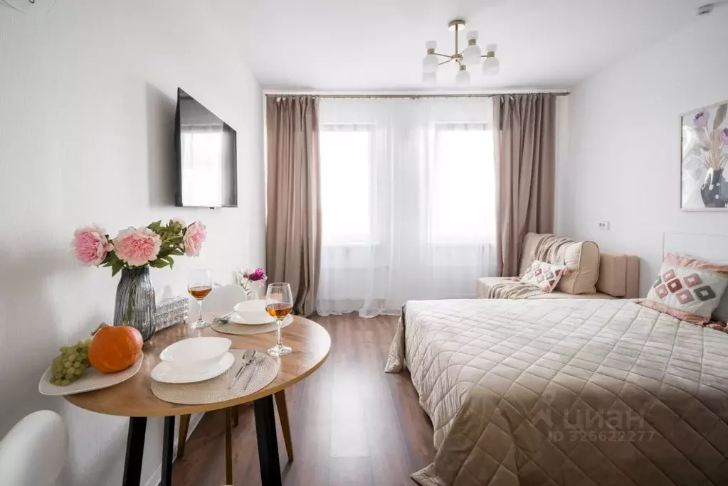 Студия Санкт-Петербург ул. Маршала Казакова, 21к3 (22.3 м) - Фото 2