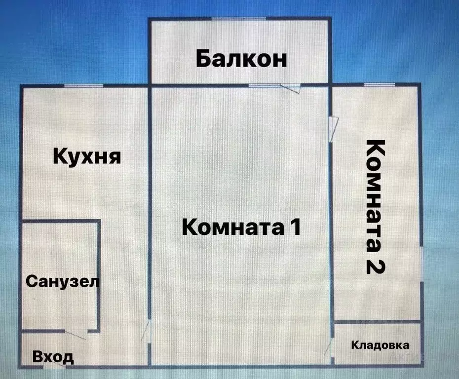 2-к кв. Смоленская область, Смоленск ул. Кирова, 34 (41.5 м) - Фото 1