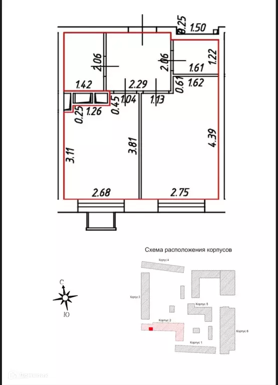 Продаётся 1-к квартира, 30.4 м - Фото 1