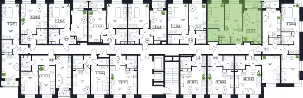 2-к кв. Московская область, Пушкино Пушкино Град жилой комплекс, к2 ... - Фото 2