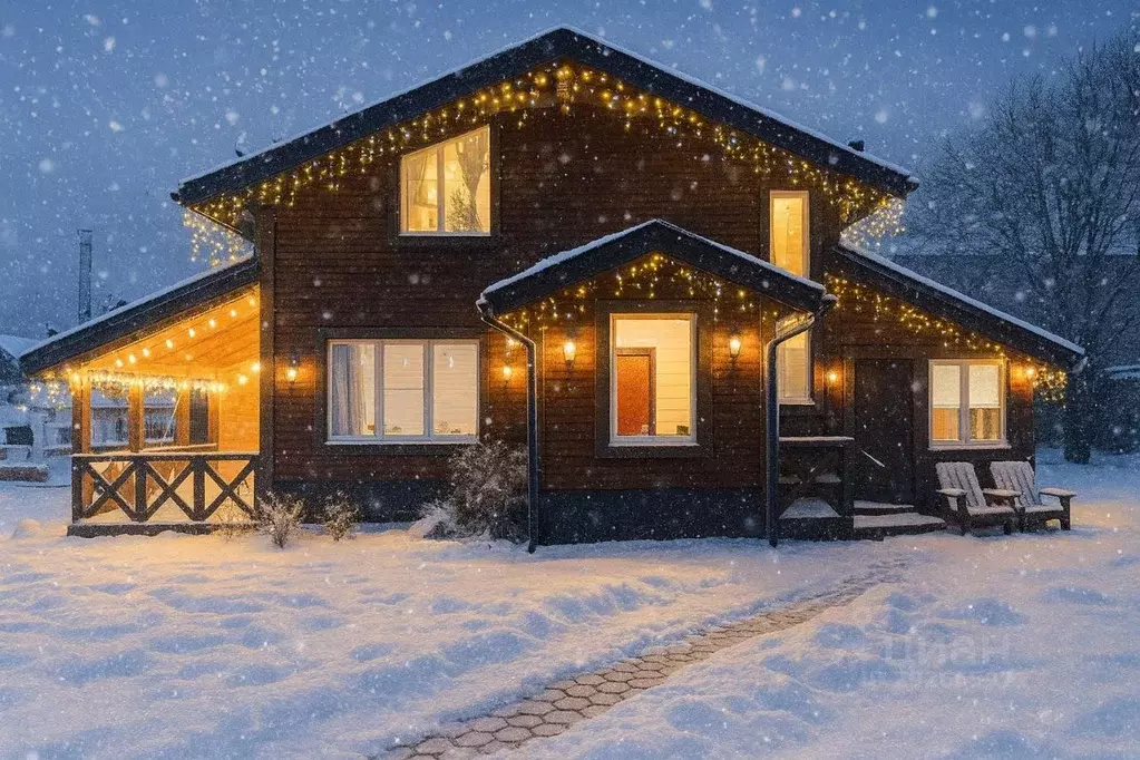 Дом в Ленинградская область, Ломоносовский район, Лаголовское с/пос, ... - Фото 1