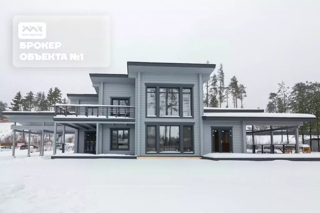 Дом в Ленинградская область, Выборгский район, Полянское с/пос, пос. ... - Фото 1