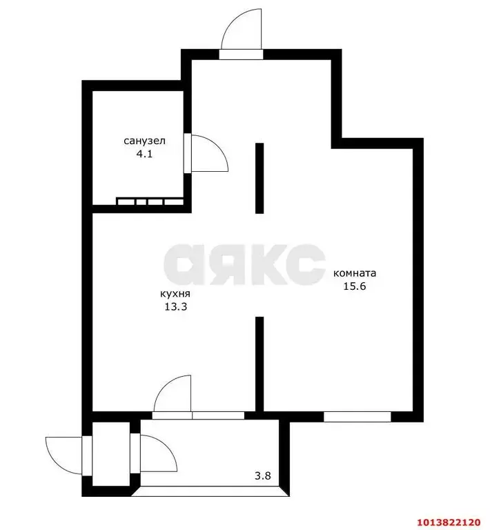 1-комнатная квартира: Краснодар, Питерская улица, 40к5 (44 м) - Фото 0