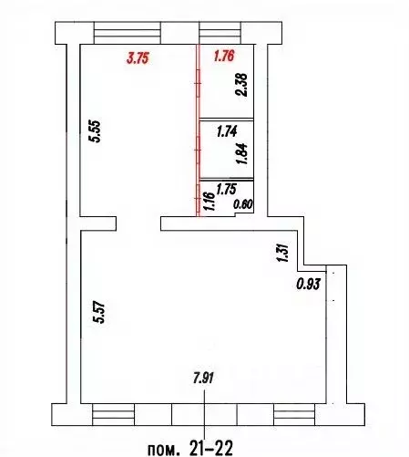 Помещение свободного назначения в Московская область, Электросталь ул. ... - Фото 2