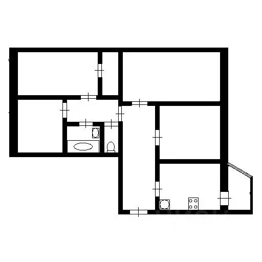 4-к кв. Ханты-Мансийский АО, Сургут просп. Мира, 1/1 (87.9 м) - Фото 1