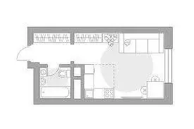 Квартира-студия: Южно-Сахалинск, проспект Мира, 300к6 (24 м) - Фото 1