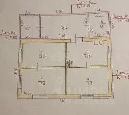 Дом в Липецкая область, пос. Добринка ул. Мира, 29 (72 м) - Фото 2