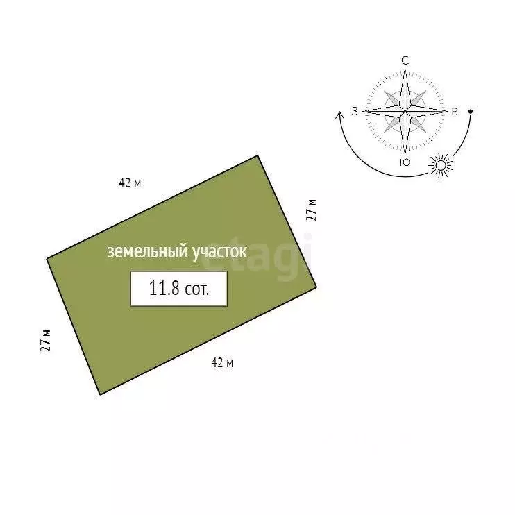 Дом в Красноярский край, Сосновоборский муниципальный округ, д. ... - Фото 2