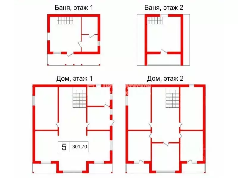 Дом в Ленинградская область, Луга ул. Малая Заречная, 11 (302 м) - Фото 2