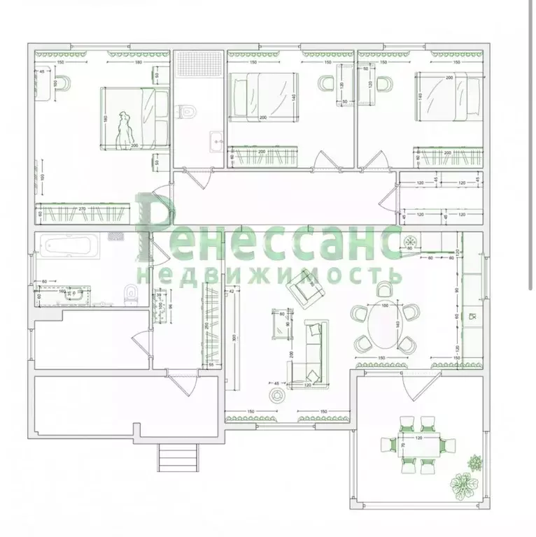 Дом в Московская область, Домодедово пл. 30-летия Победы (151 м) - Фото 1