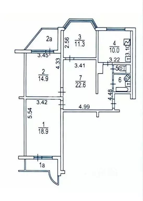 4-к кв. Москва Солнцевский просп., 6 (81.7 м) - Фото 1