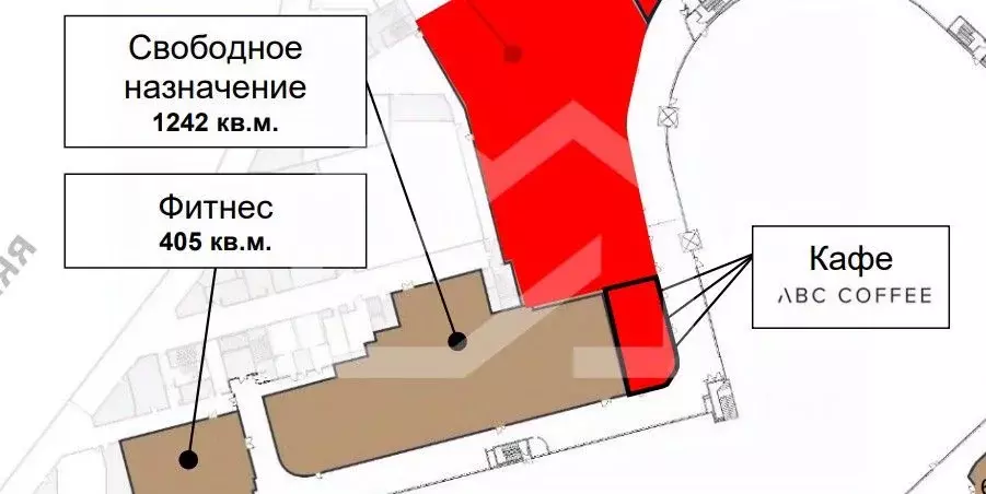 Помещение свободного назначения в Москва Сколковское ш., 45 (1242 м) - Фото 2