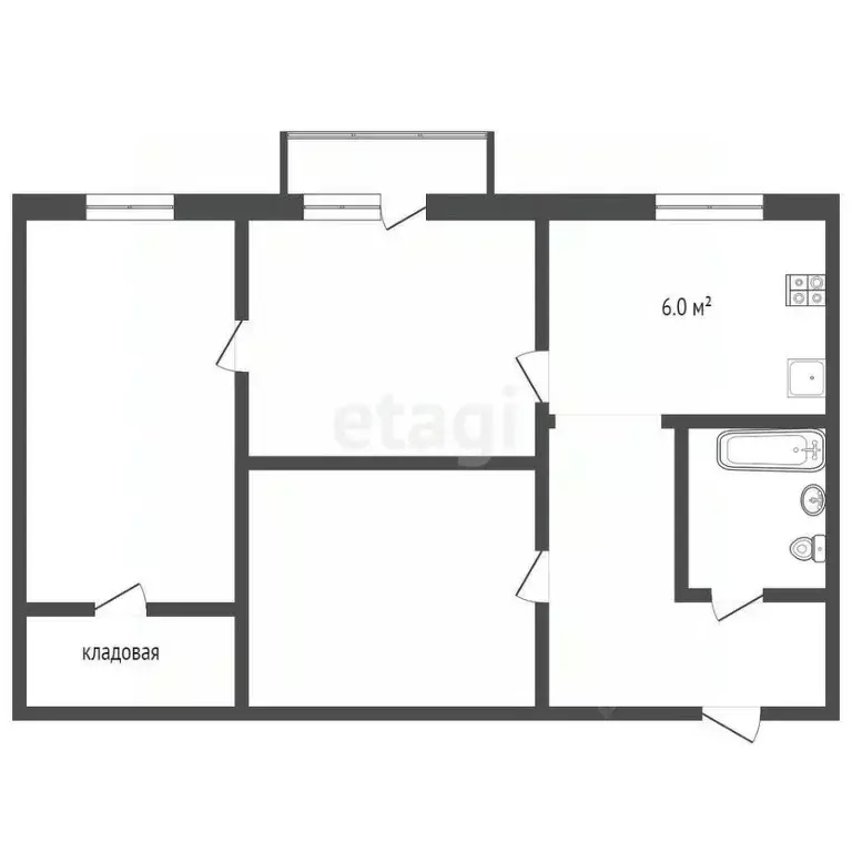 3-к кв. Московская область, Ногинск Богородский городской округ, ул. ... - Фото 2