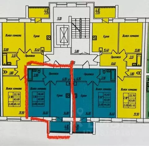 1-к кв. Чувашия, Чебоксары ул. Стартовая (44.05 м) - Фото 0