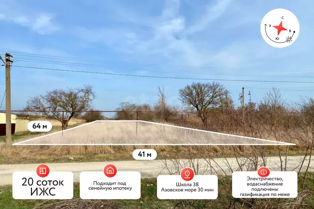 Участок в Краснодарский край, Славянский район, Кировское с/пос, ... - Фото 2