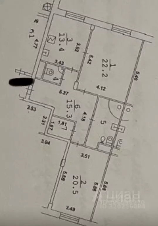 2-к кв. Москва Ходынский бул., 11 (84.8 м) - Фото 1