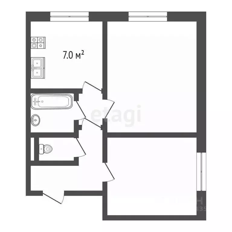 2-к кв. Москва ул. Академика Павлова, 42К1 (40.0 м) - Фото 1