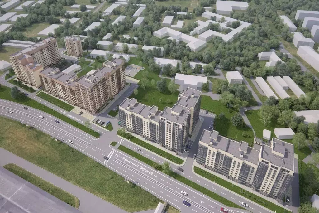 1-к кв. Ярославская область, Ярославль Московский Квартал жилой ... - Фото 1