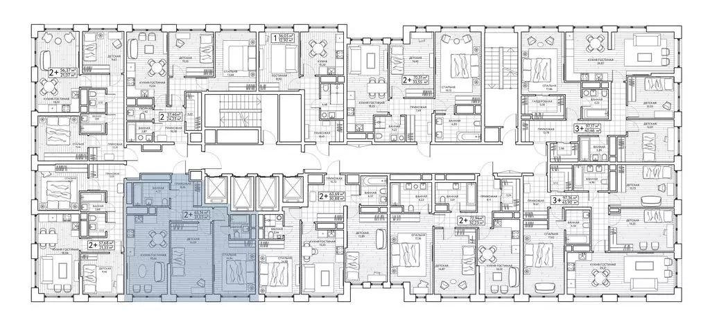 2-комнатная квартира: Москва, Береговой проезд, 3 (64.8 м) - Фото 2