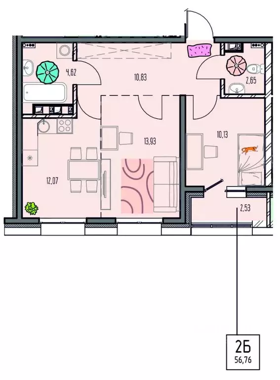 2-к кв. Иркутская область, Иркутск Правобережный округ, Лотос жилой ... - Фото 0