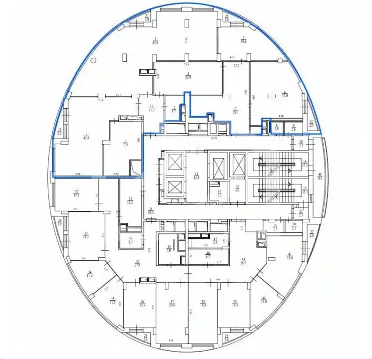 Помещение свободного назначения в Москва Поклонная ул., 3 (309 м) - Фото 2