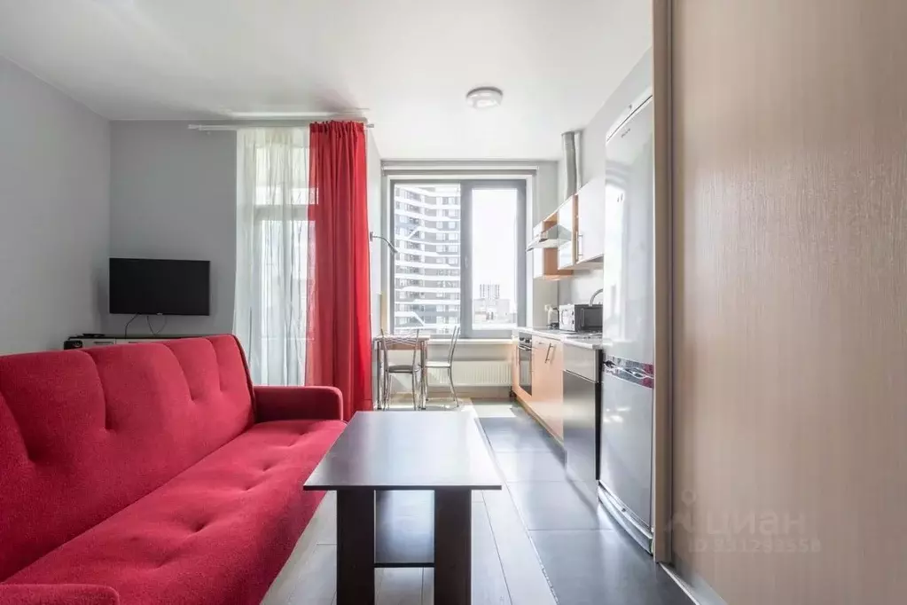 Студия Москва проезд Невельского, 6к2 (32.0 м) - Фото 2