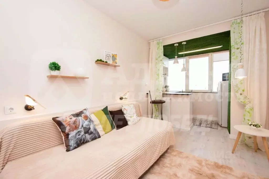 1-к кв. Тюменская область, Тюмень Харьковская ул., 69а (15.0 м) - Фото 2