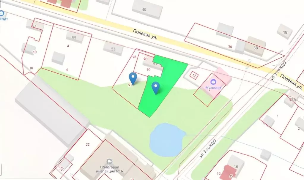 Участок в Новгородская область, Малая Вишера Полевая ул. (9.0 сот.) - Фото 2