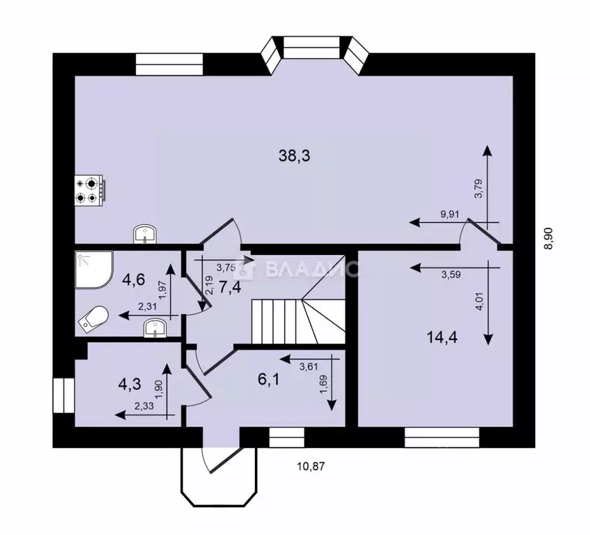 Дом в Владимирская область, Суздальский район, Боголюбовское ... - Фото 2