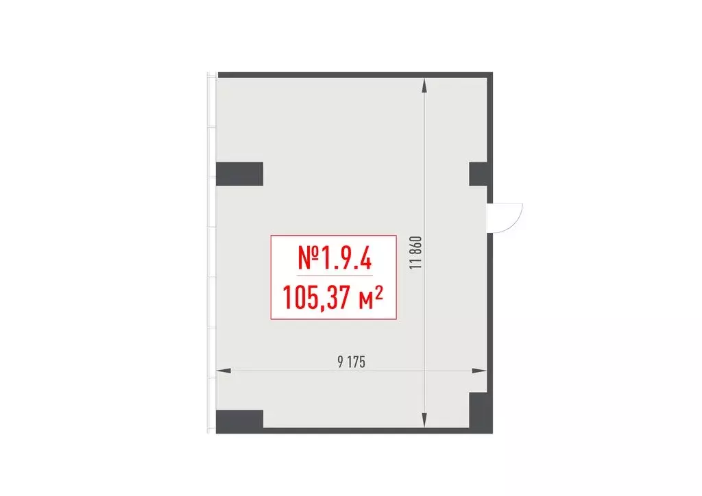 Офис (105.37 м) - Фото 1