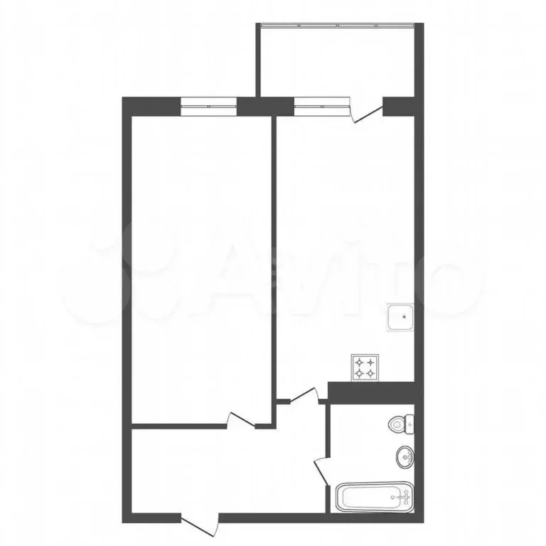1-к. квартира, 48,5 м, 7/8 эт. - Фото 0