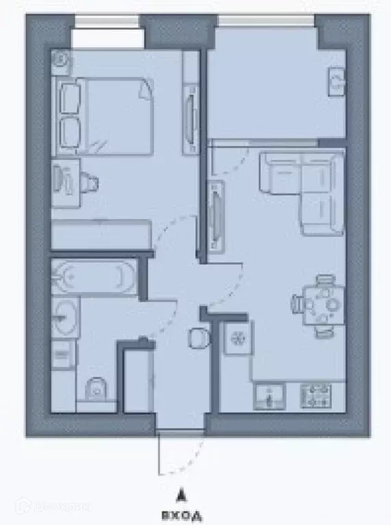 Продаётся 1-к квартира, 40.8 м - Фото 0