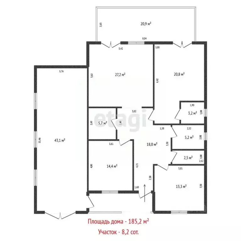 Дом в Свердловская область, Белоярский муниципальный округ, пос. ... - Фото 2