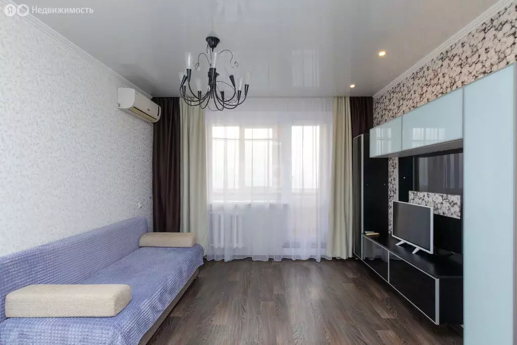 1-комнатная квартира: Тюмень, микрорайон Мыс, улица Малиновского, 6А ... - Фото 2