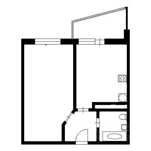 1-к кв. Санкт-Петербург дор. Кушелевская, 5к2 (39.0 м) - Фото 2