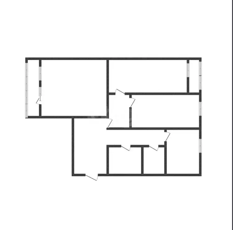3-комнатная квартира: Строитель, улица Ленина, 17А (57.6 м) - Фото 1