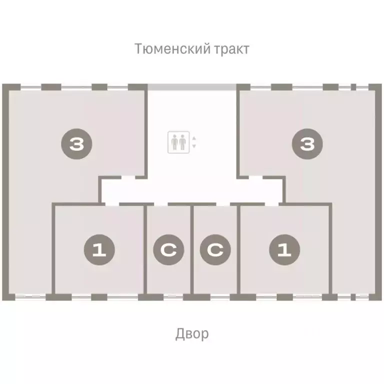 Студия Ханты-Мансийский АО, Сургут 35-й мкр, Квартал Новин жилой ... - Фото 1
