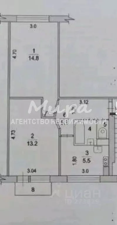 2-к кв. Московская область, Раменский муниципальный округ, Быково пгт ... - Фото 2