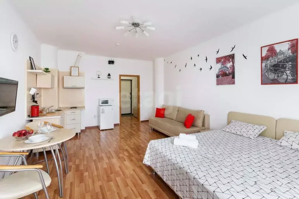 Студия Тюменская область, Тюмень ул. 50 лет ВЛКСМ, 13к3 (32.0 м) - Фото 1