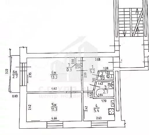 2-к. квартира, 41 м, 4/5 эт. - Фото 0