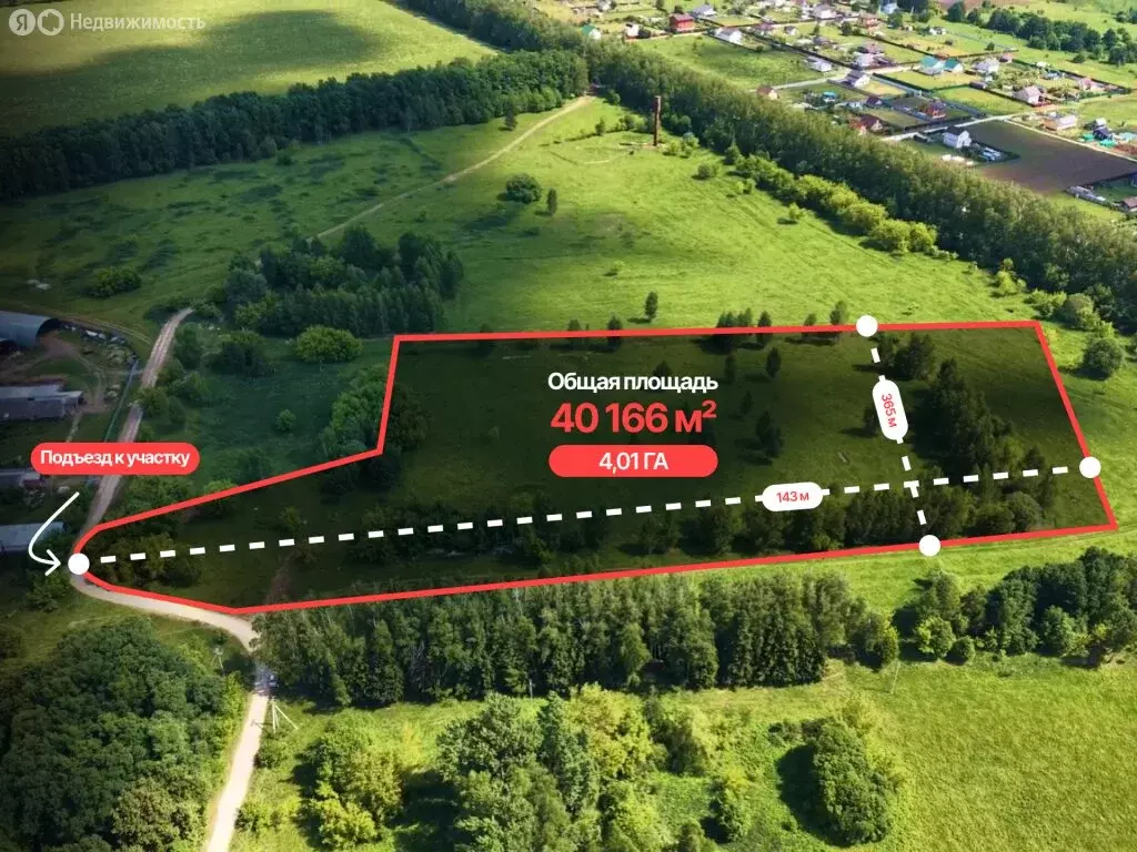 Участок в село Богословское, Центральная улица (400 м) - Фото 1